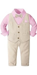 boys suit apricot