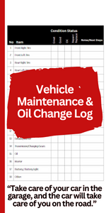 Vehicle Maintenance Log