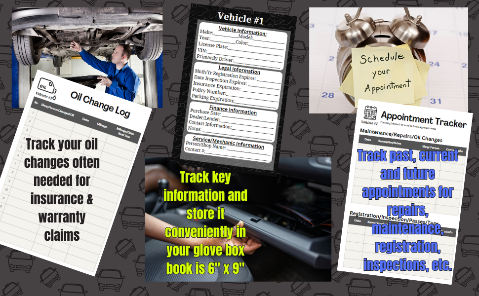 Vehicle Maintenance Log Book