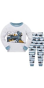 Boys Pajamas Set Astronaut Pjs Toddler Cotton Long Sleeve Sleepwear Children Nightwear For Kids