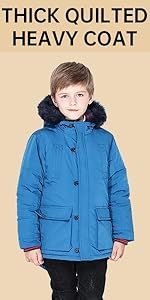 Boys Thick Warm Coat