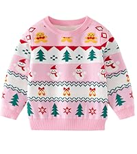 Ugly Christmas Sweater for Kids Crewneck Long Sleeve Xmas Pullover Unisex Child Novelty Sweatshirts 