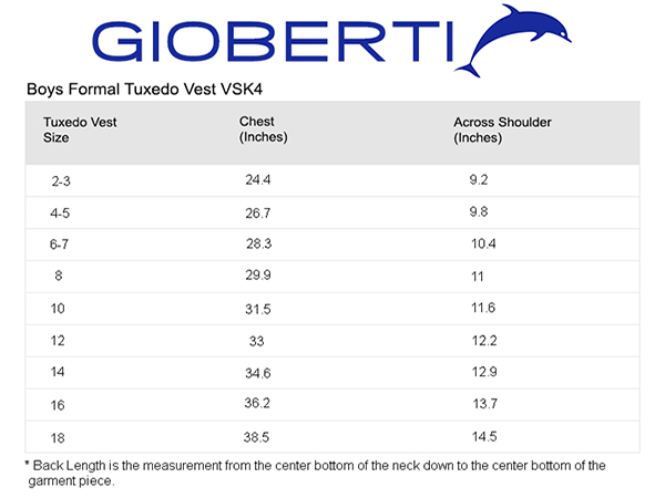 VSK-4 - Size Chart - Mobile