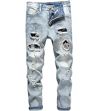 Boy''s Skinny Ripped Jeans