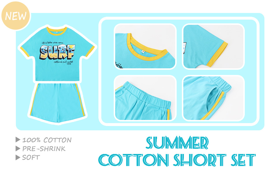  Summer 2 Pieces Short Sleeve Set