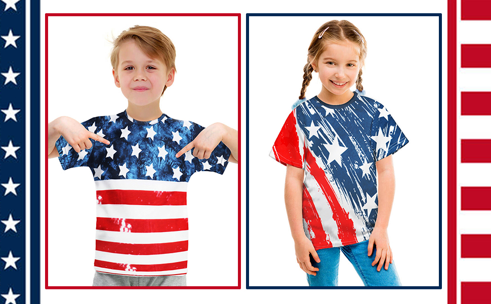 kids 4th of July tshirts