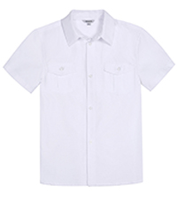 BIENZOE SCHOOL UNIFORM SHORT SLEEVE SHIRT FOR BOYS