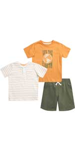 Eddie Bauer Boys'' Shorts Set - 3-Piece