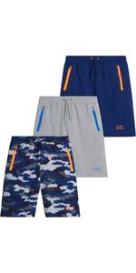 Eddie Bauer Boys'' Active Shorts - 3 Pack