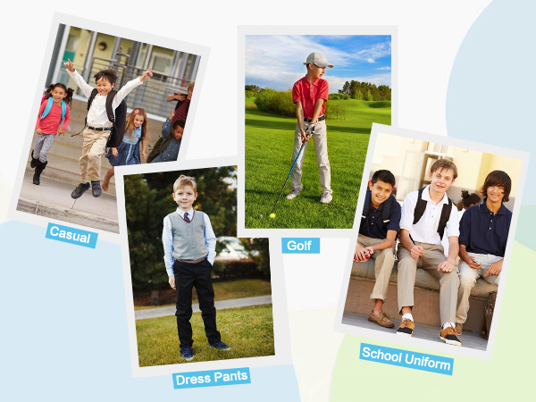 boys golf pants dress pants school uniform