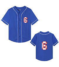 6 years old kids boys baseball jersey baseball birthday shirt