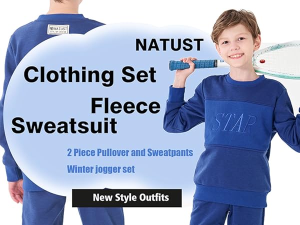 fleece tracksuit boys