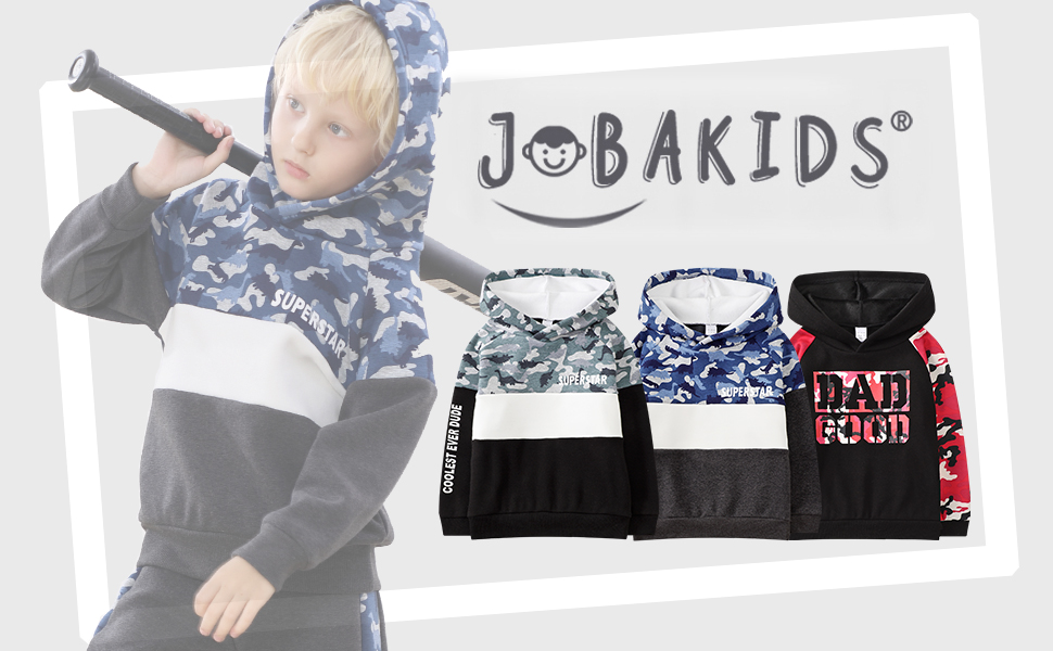 boy clothes set include Fleece Hoodie and sweatpants boys winter ourfits keep warm in cool day