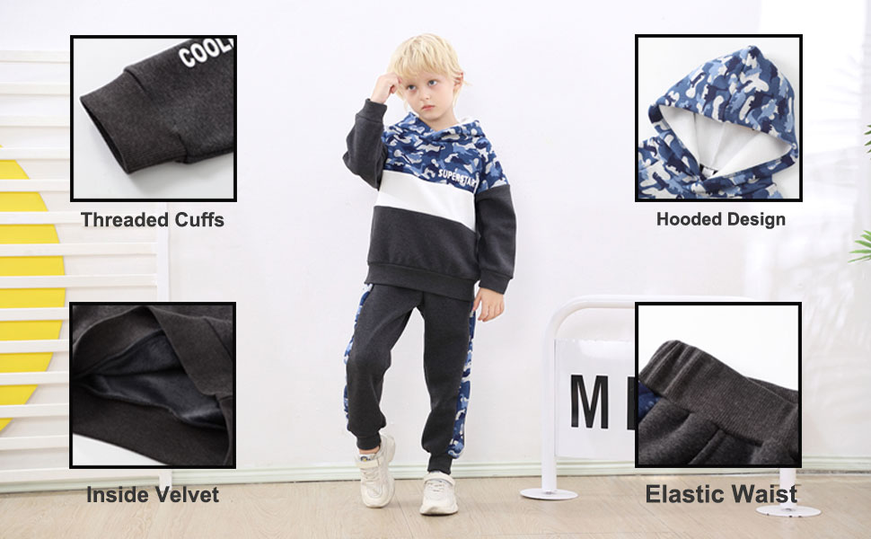 boy tracksuit set fit for child 6 7 8 9 10 11 12 trendy casual suits great for birthday Christmas 