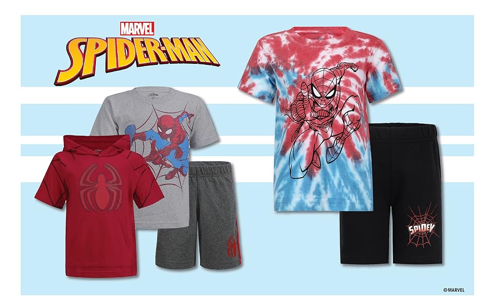 SPIDERMAN SHORT SETS