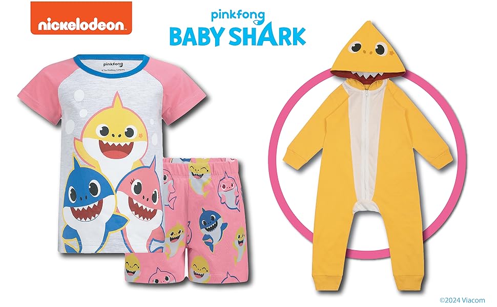 PINKFONG BABY SHARK NICKELODEON ROLEPLAY AND PAJAMA