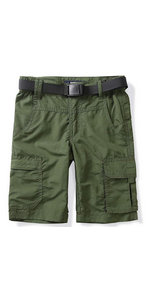 boys quick dry cargo shorts