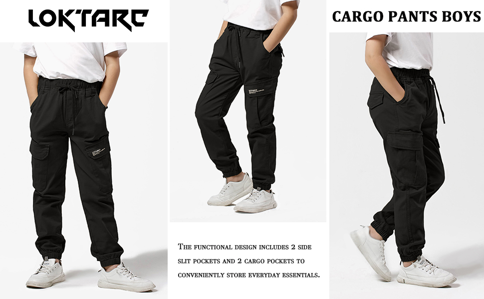 The functional design includes 2 side slit pockets and 2 cargo pockets