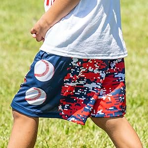 patriotic baseball shorts 