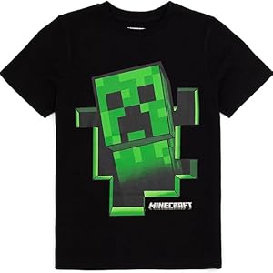 Black Minecraft t-shirt