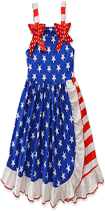 Girls 4th of July Clothes 4th of July Ruched Princess Dress