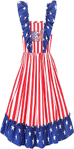 Girls 4th of July Dress Toddler American Flag