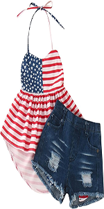 4th of July Infant Baby Girls Outfits