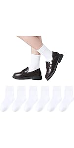 kids boys crew socks girls dress socks