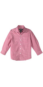 shirt, spring notion, formal, casual, long sleeve, gingham, red