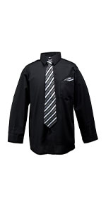 shirt, spring notion, formal, casual, long sleeve, black, tie 