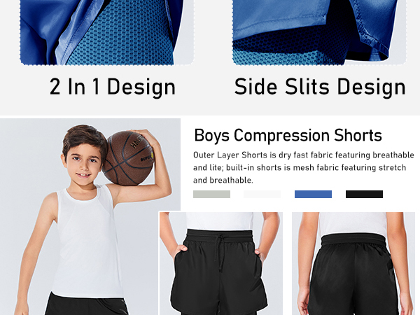 Boys Athletic Shorts