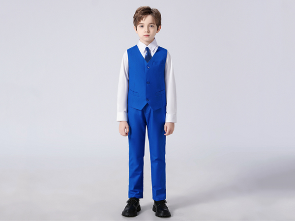 boys vest set formal dress suits wedding outfit dresswear