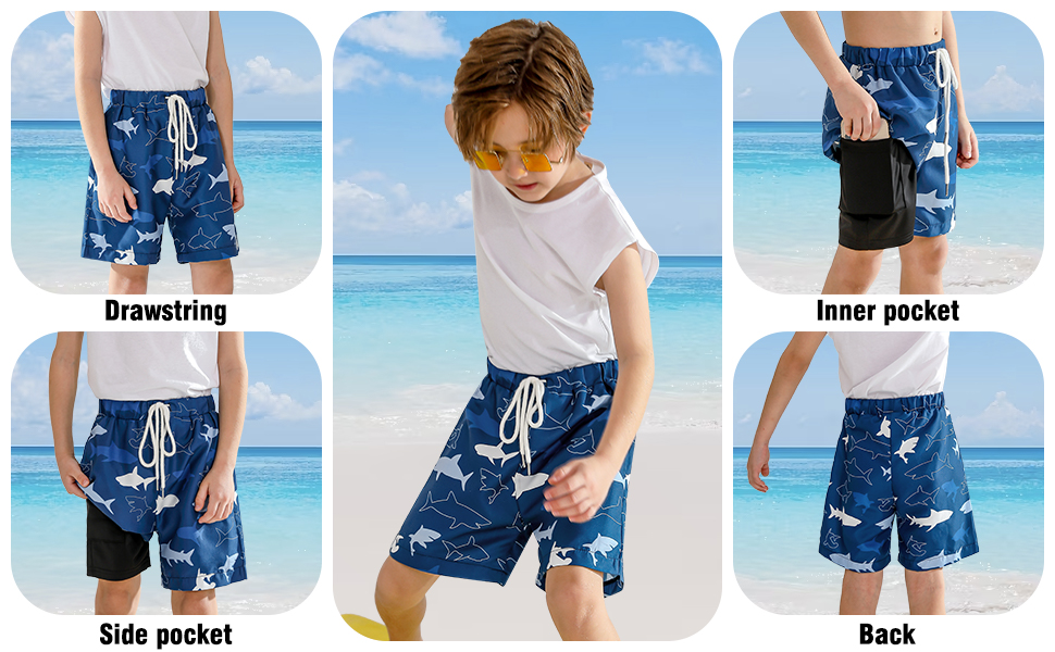 boy anti chafe swim trunks