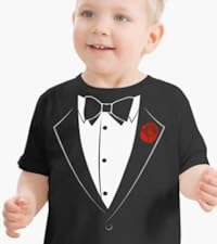 youth and toddler tuxedo tee shirt