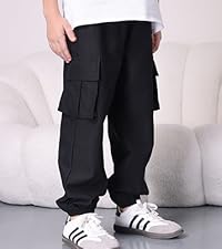 Unisex Kid Girls Cargo Pants