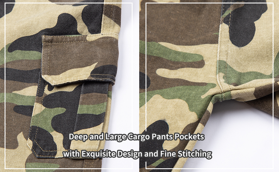 Camo Cargo Pants for Boys