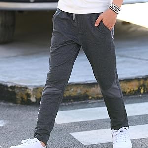 boys pants gray