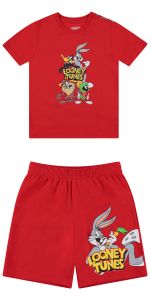 Boys Looney Tunes T-Shirt and Shorts Set 4-20