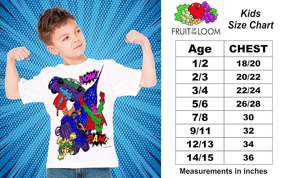 superhero coloring shirt 