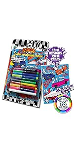 Cars magic colouring book