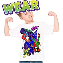 superhero coloring tshirt