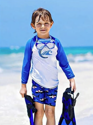 boy with rash guard