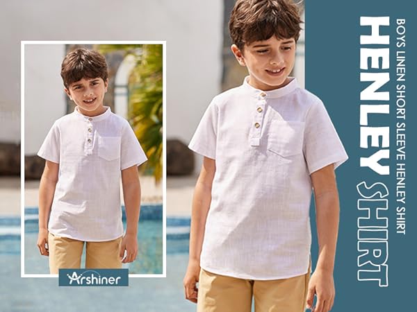 Boys Linen Shirt