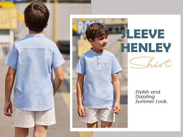 Boys Linen Shirt