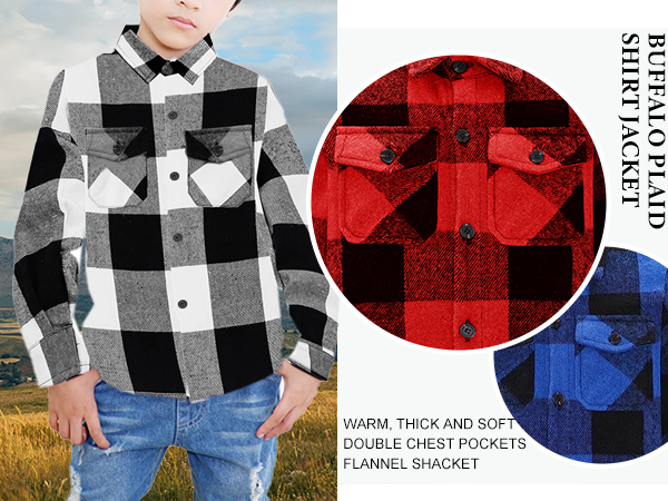 buffalo plaid shirt jacket