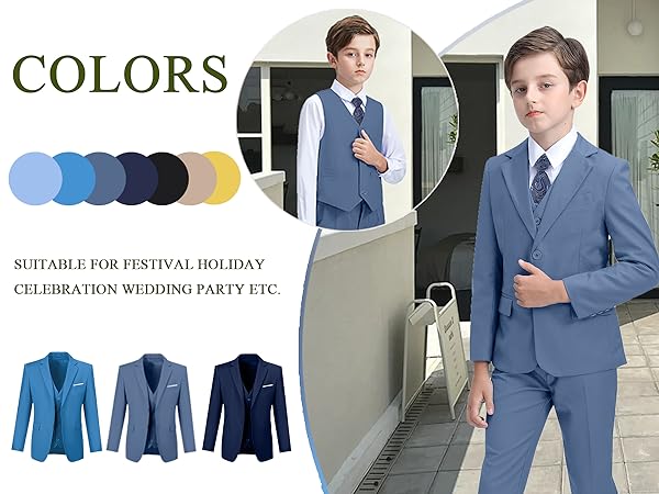 boys suits with suspenders blue kids suits for boys toddler boy tuxedo outfit formal dress suit