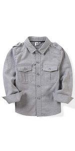 boys grey dress shirt