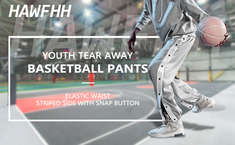 Boys Tear Away Basketball Pants