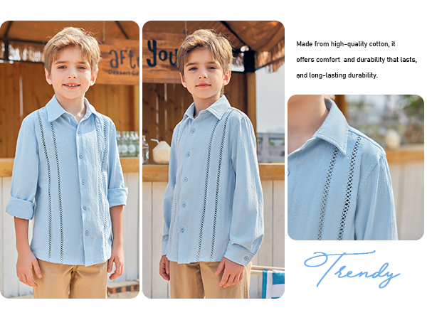 Boys Long Sleeve Shirts