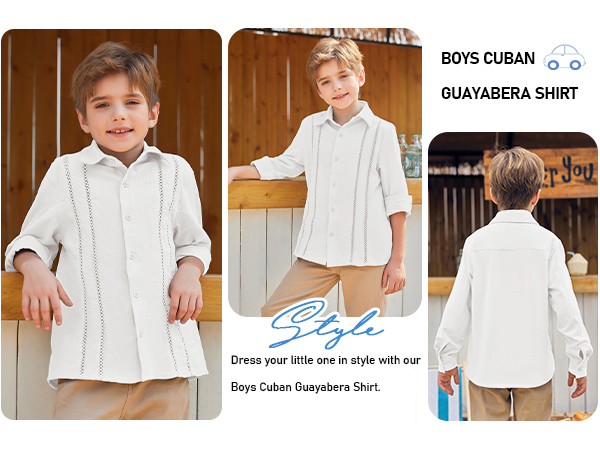 Boys Long Sleeve Shirts